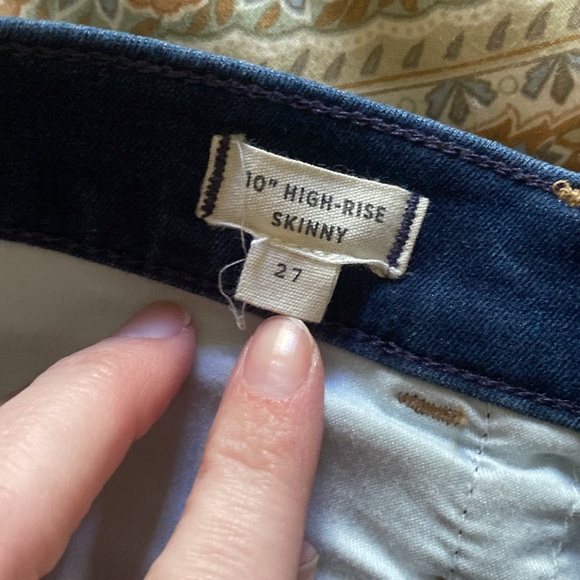 Button fly skinny Madewell jeans - Picture 2 of 2